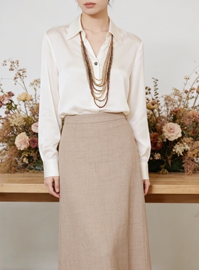 高级感咖色水晶项链女多层叠戴通勤穿搭锁骨链小众气质颈饰