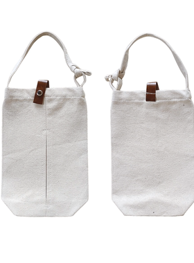 北欧ins客厅帆布纸巾盒简约车载挂式布艺纸巾袋创意家用便捷