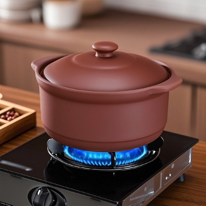 紫砂砂锅家用煲汤炖锅土沙锅耐高温专用燃气灶瓦煲石锅煲仔饭
