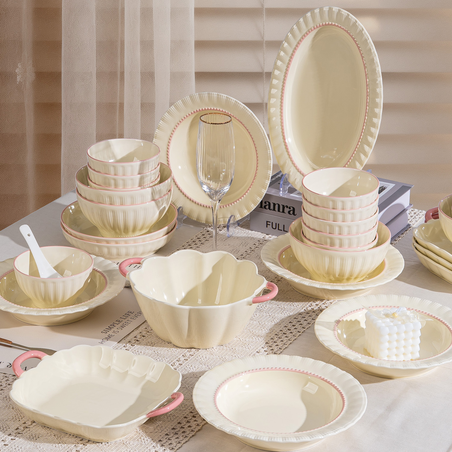 2025新款高颜值陶瓷餐具套装