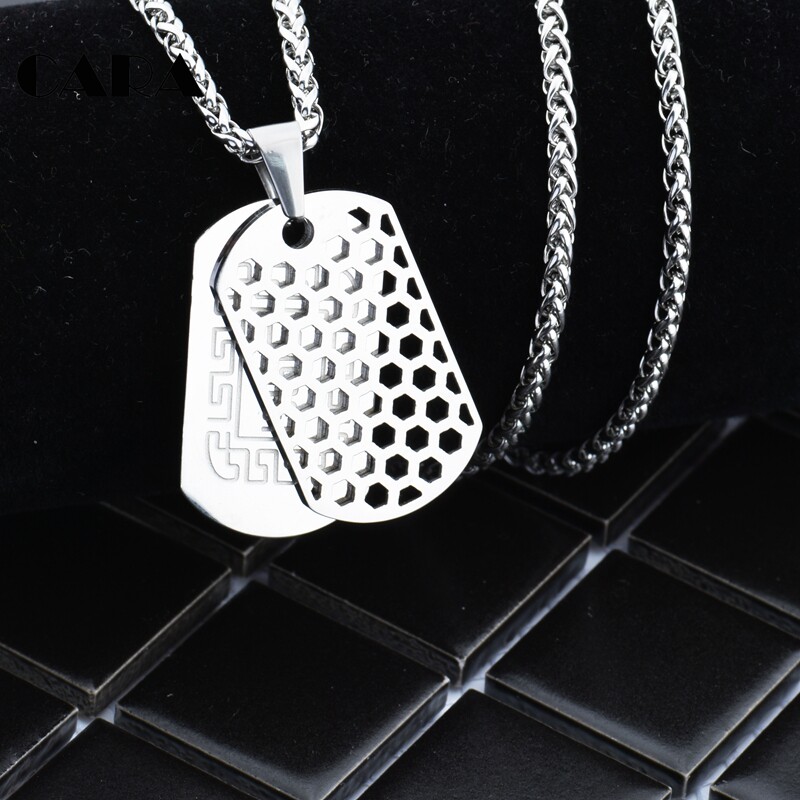 特賣歐美日韓時尚光面蜂窩方牌嘻哈項鏈挂飾男钛鋼女長款個性飾品在類目 飾品/流行首飾/時尚飾品新, 項鍊中 - 來自Buy2taobao.com提供專業的淘寶代購服務