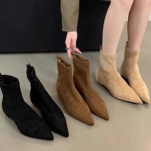 2020 woMen winter ladies high heels shoes Martin boots 41-43