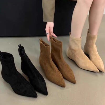 2020 woMen winter ladies high heels shoes Martin boots 41-43