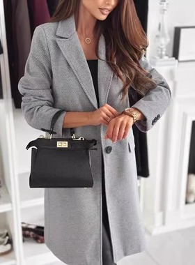 2017 Coat For Women Winter Long Ladies Jackets Wool Coats 女