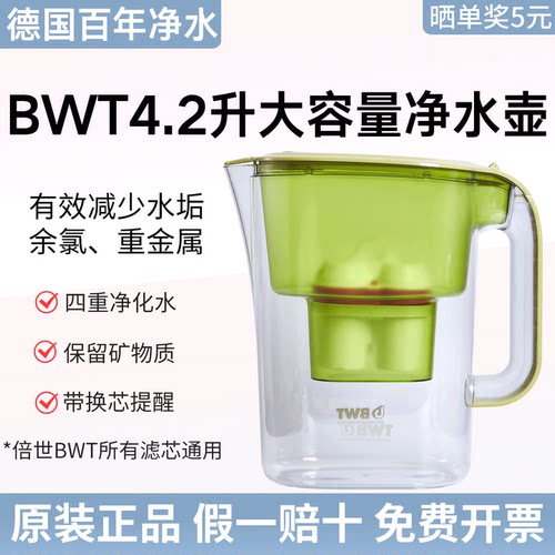 德国BWT倍世4.2L益家系列家用壶