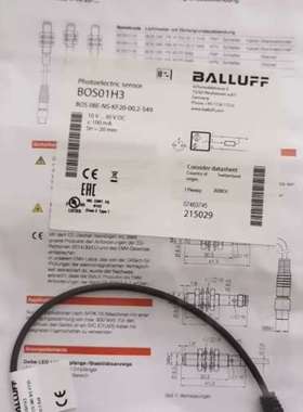 BALLUFF巴鲁夫 BOS01H3 BOS 08E