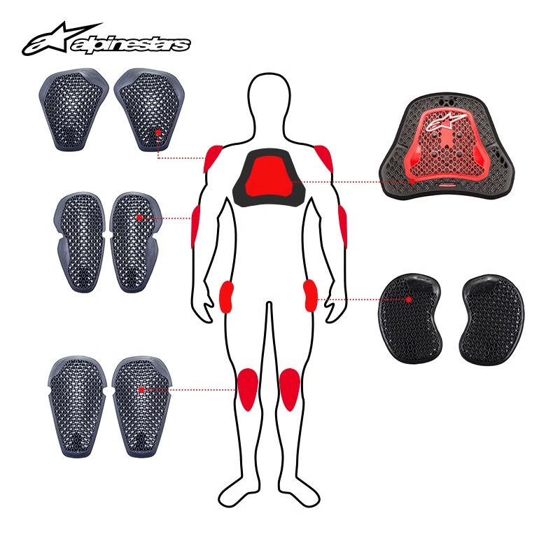 A星背板护胸护肘护膝护腰护胯