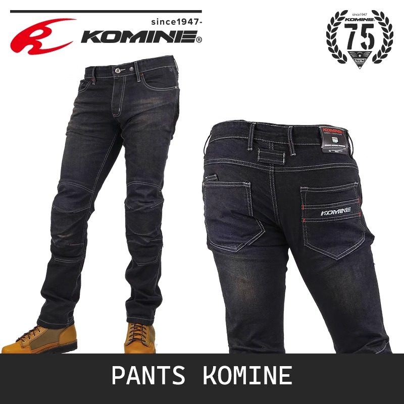KOMINE四季摩托车骑行裤休闲防摔牛仔裤男女款工装裤冬季保暖防水