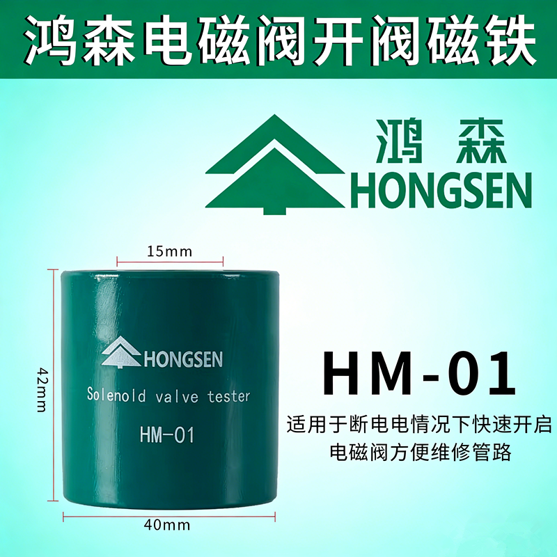 鸿森应急强磁电磁阀开阀线圈 电磁铁磁性控制器通用型 开启阀开关