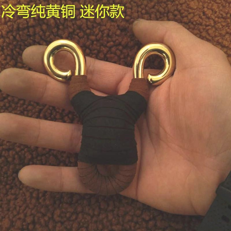 小小純銅反彈弓毫米曲S弓精品弓掛件款8直板彈弓口袋冷彎迷你手工