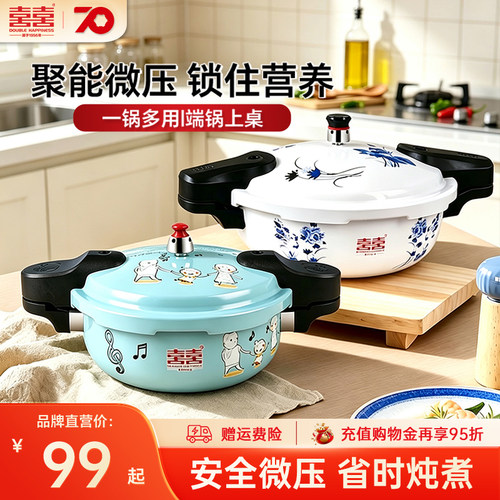 双喜迷你小型高压锅燃气电磁炉