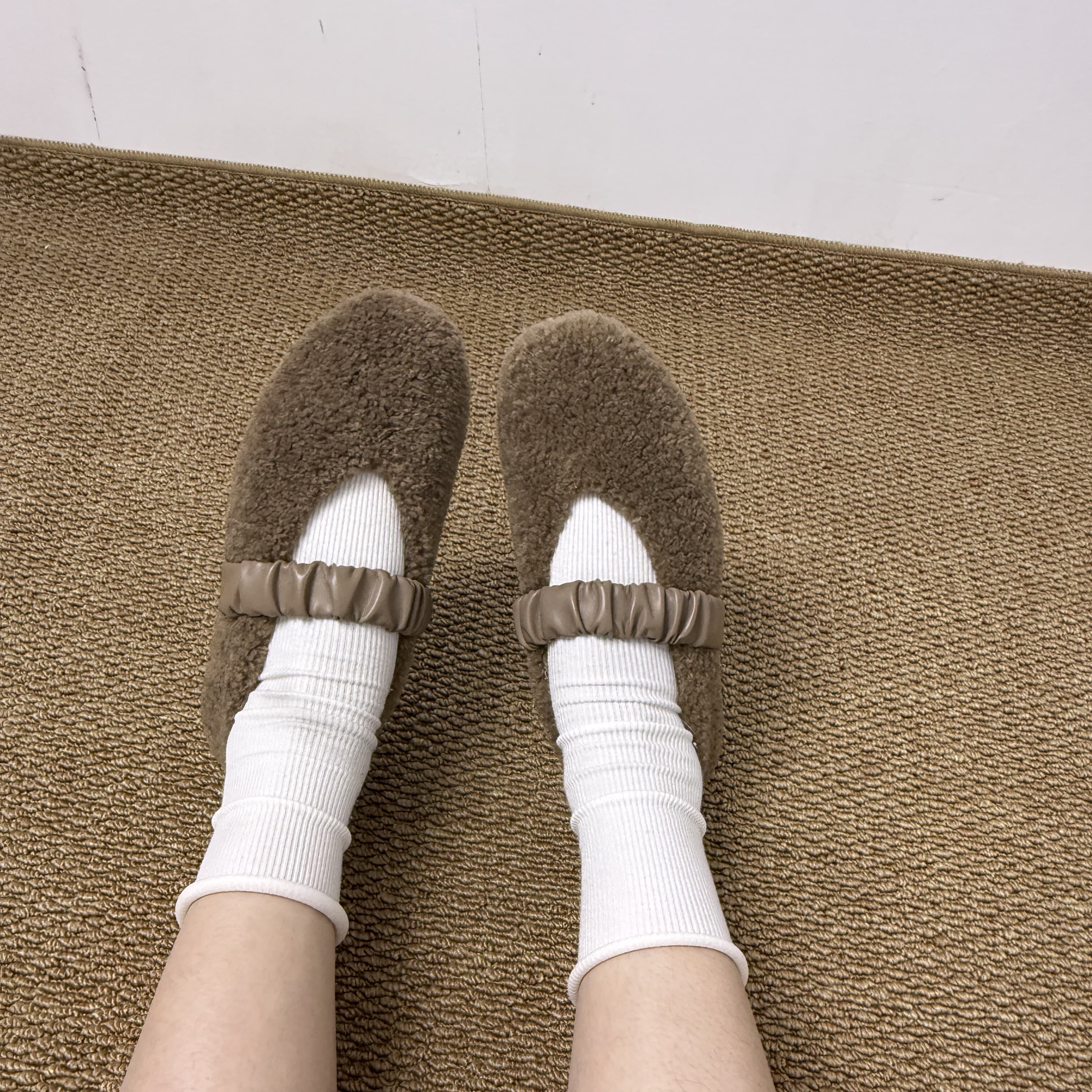 秋冬保暖毛绒玛丽珍鞋女