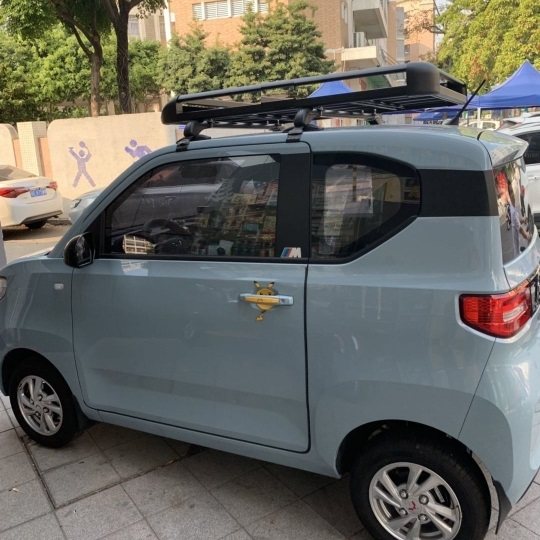 五菱宏光mini迷你专用宝骏kiwi汽车行李架小蚂蚁冰淇淋车顶货架框