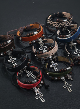 KAZANKOORI男女手链十字架