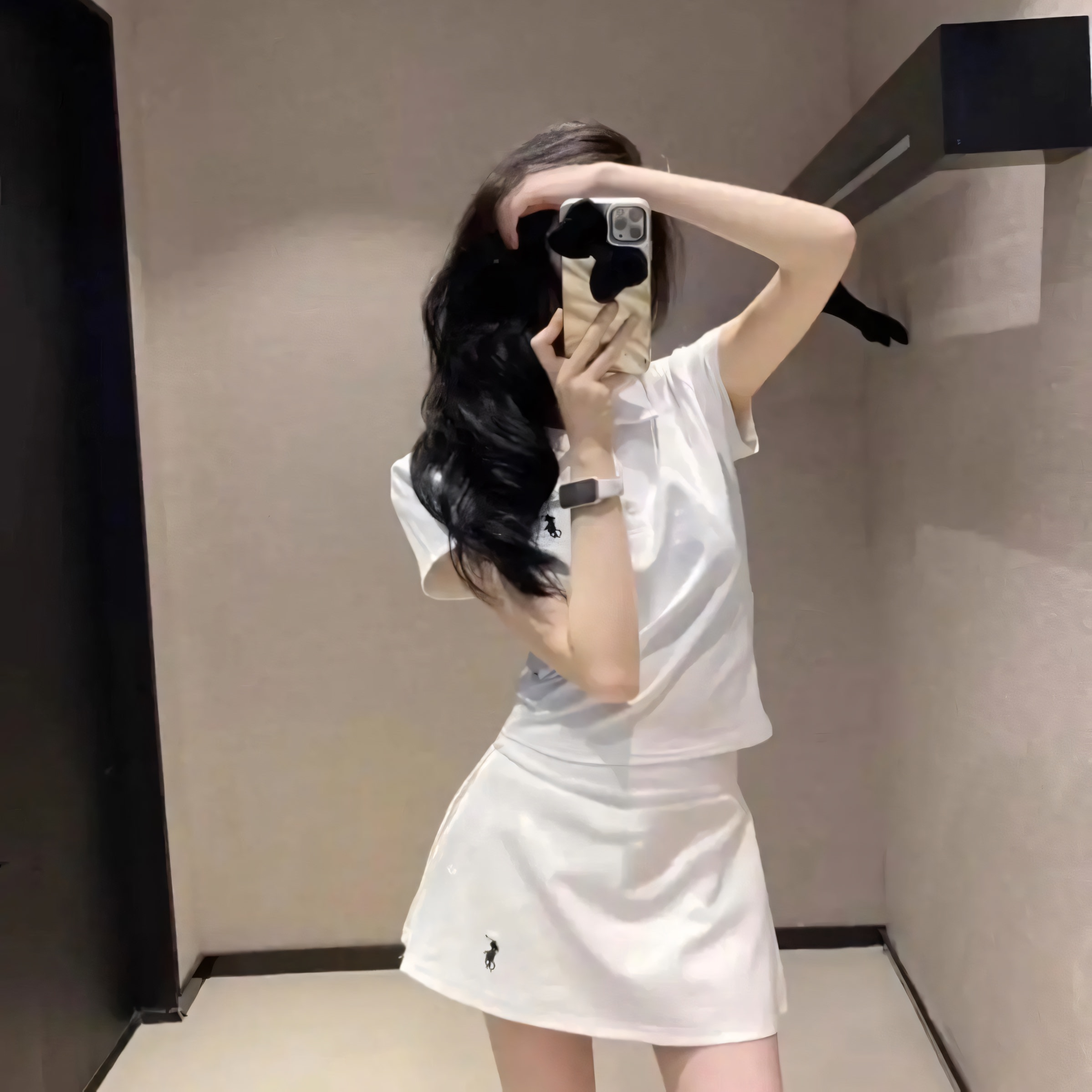 小个子韩系修身显瘦半身裙两件套