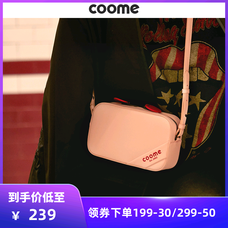 coome斜挎包可爱少女女包2020春季新款百搭ins包包迷你相机小方包