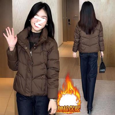 短款羽绒棉服女2025冬季新款时尚百搭减龄面包服加厚保暖棉袄外套