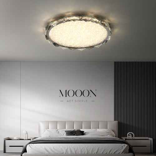 意式极简卧室灯吸顶灯现代简约轻奢高级感主卧房间灯护眼书房灯具