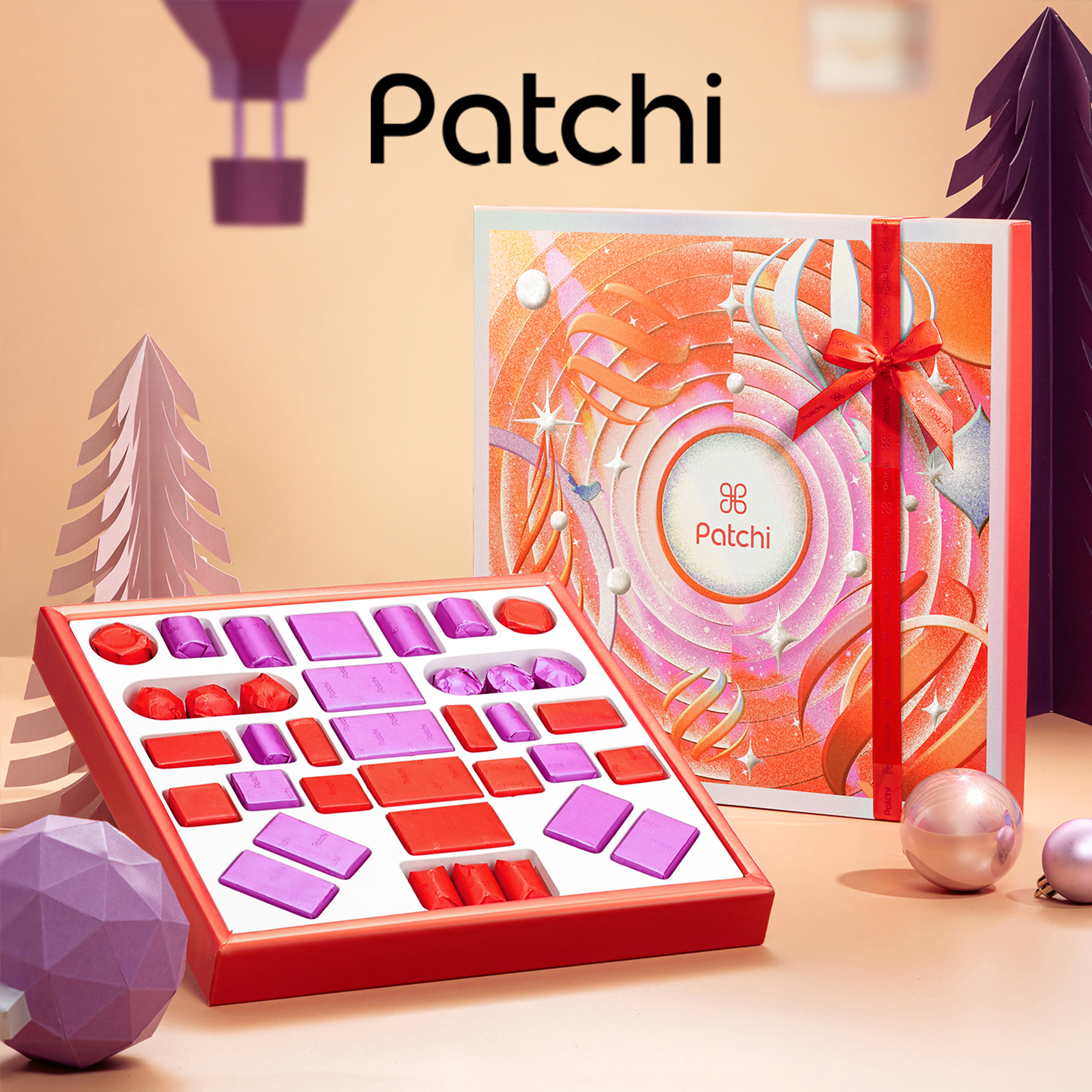 【圣诞限定】Patchi牛奶巧克力光璇系列进口高端礼盒迪拜零食礼物