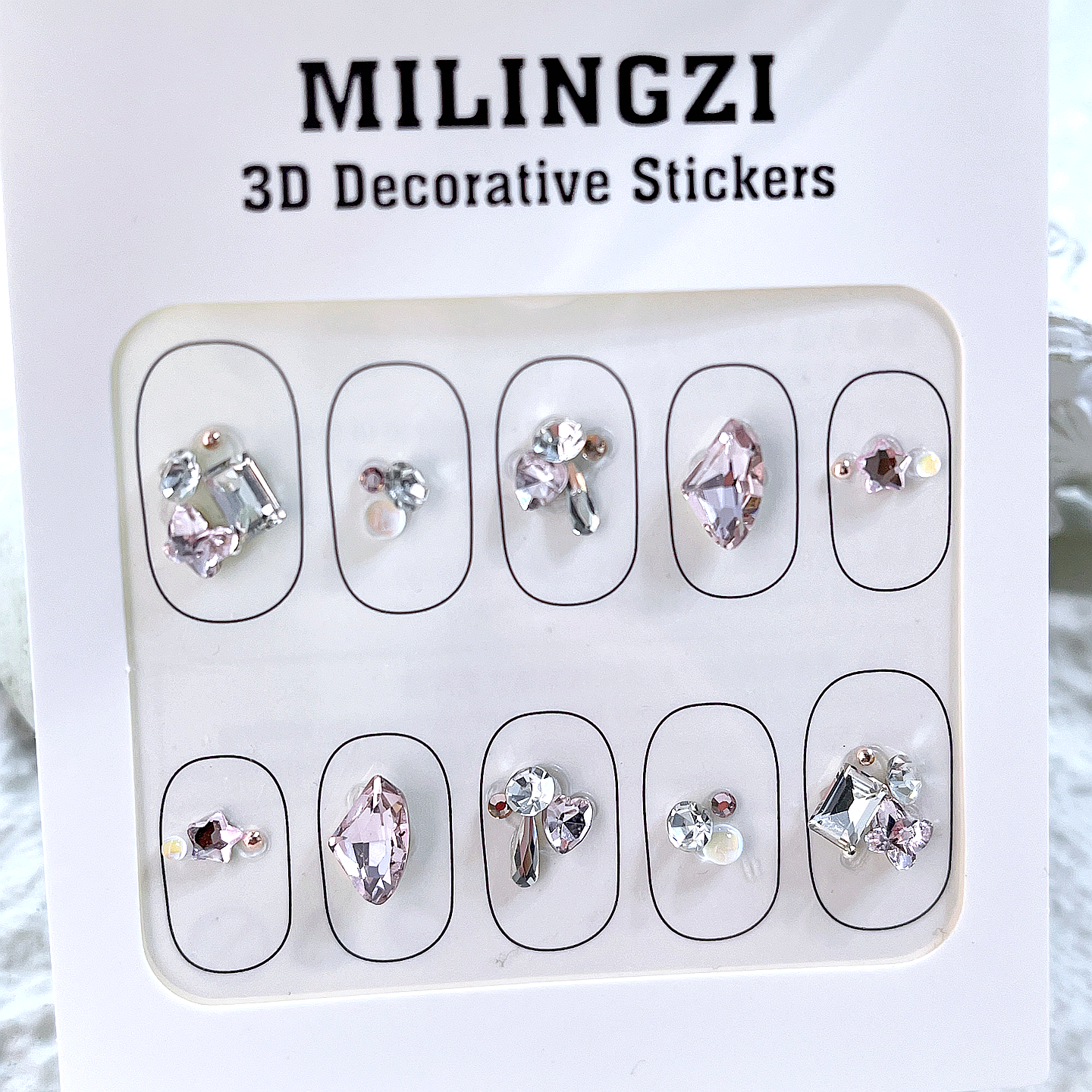 轻奢美甲饰品装饰钻贴指甲配饰