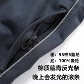 运动裤 棉质校服裤 初高中学生一条杠深蓝直筒校裤 款 子藏青色秋季