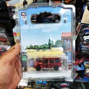 拓意1:64奔驰大G63电镀红收藏小比例合金汽车模型摆件微缩金属车