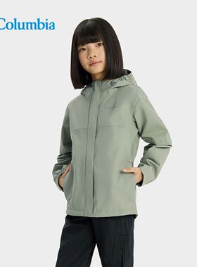 Columbia/哥伦比亚 儿童冲锋衣休闲旅行野营运动外套 SG9078-348