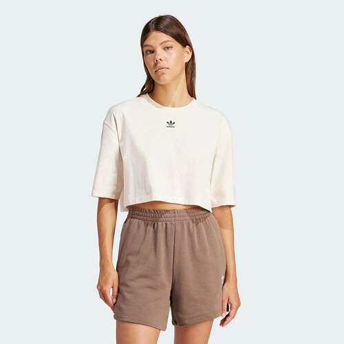 Adidas/阿迪达斯 女子三叶草运动宽松短袖圆领T恤 IR5976