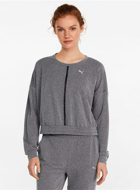 PUMA彪马 女子长袖运动圆领卫衣 STARDUST KNIT 521370
