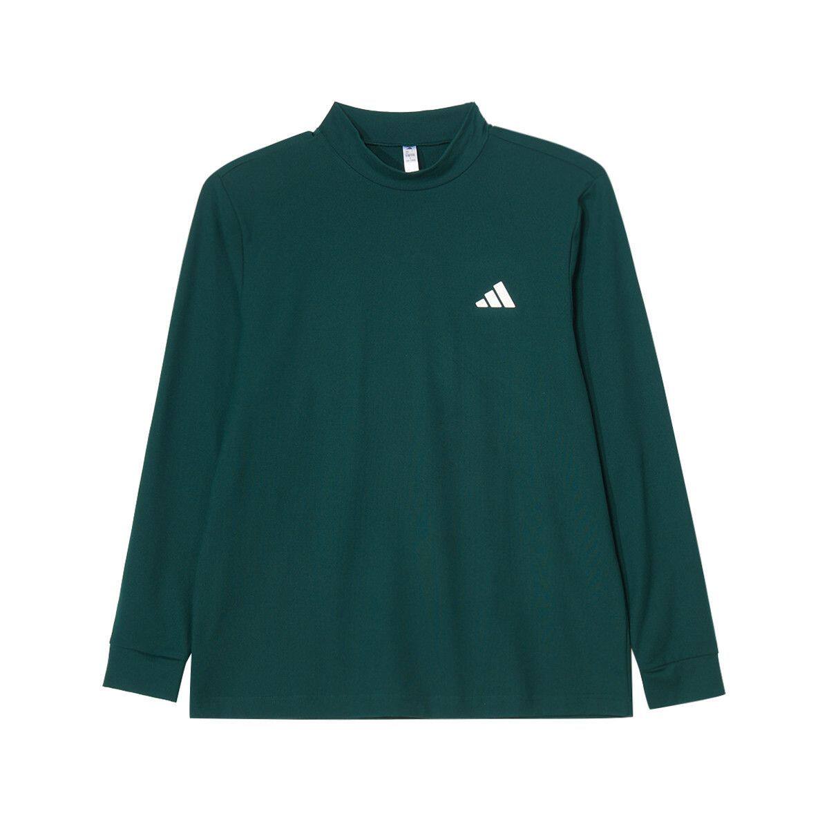 Adidas/阿迪达斯 男子半高领高尔夫运动休闲宽松长袖T恤 JM0237