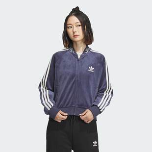 运动连帽夹克外套 Adidas JACKET 女子三叶草 IX4224 阿迪达斯