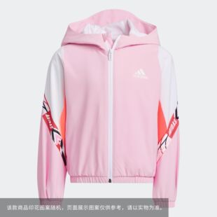 健身宽松保暖运动夹克外套 Adidas WOVEN 儿童 HD9987 阿迪达斯