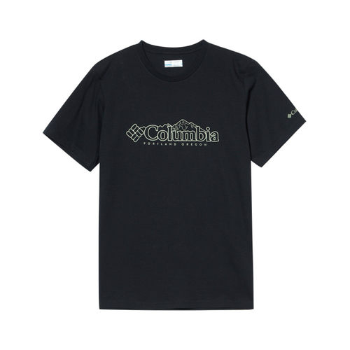 Columbia/哥伦比亚 男女户外简约圆领运动短袖T恤 AE1363