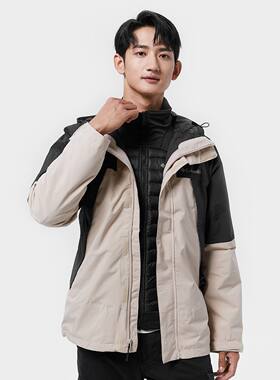 Columbia/哥伦比亚 男子户外休闲夹棉内胆三合一外套 WE8186-271