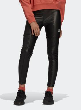 Adidas/阿迪达斯 女子三叶草 SLIM PANT 休闲修身运动裤 HF1998