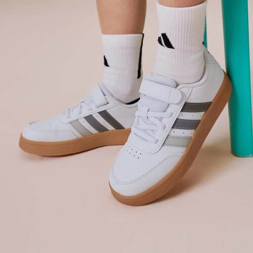 Adidas/阿迪达斯 大童亲子魔术贴耐磨运动休闲板鞋 JI0962