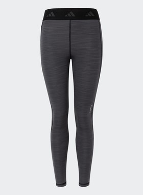 Adidas阿迪达斯 女子TECHFIT 舒适透气训练紧身运动健身裤 HS8758