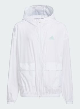 Adidas/阿迪达斯 儿童抗风运动休闲连帽夹克外套 IT1761