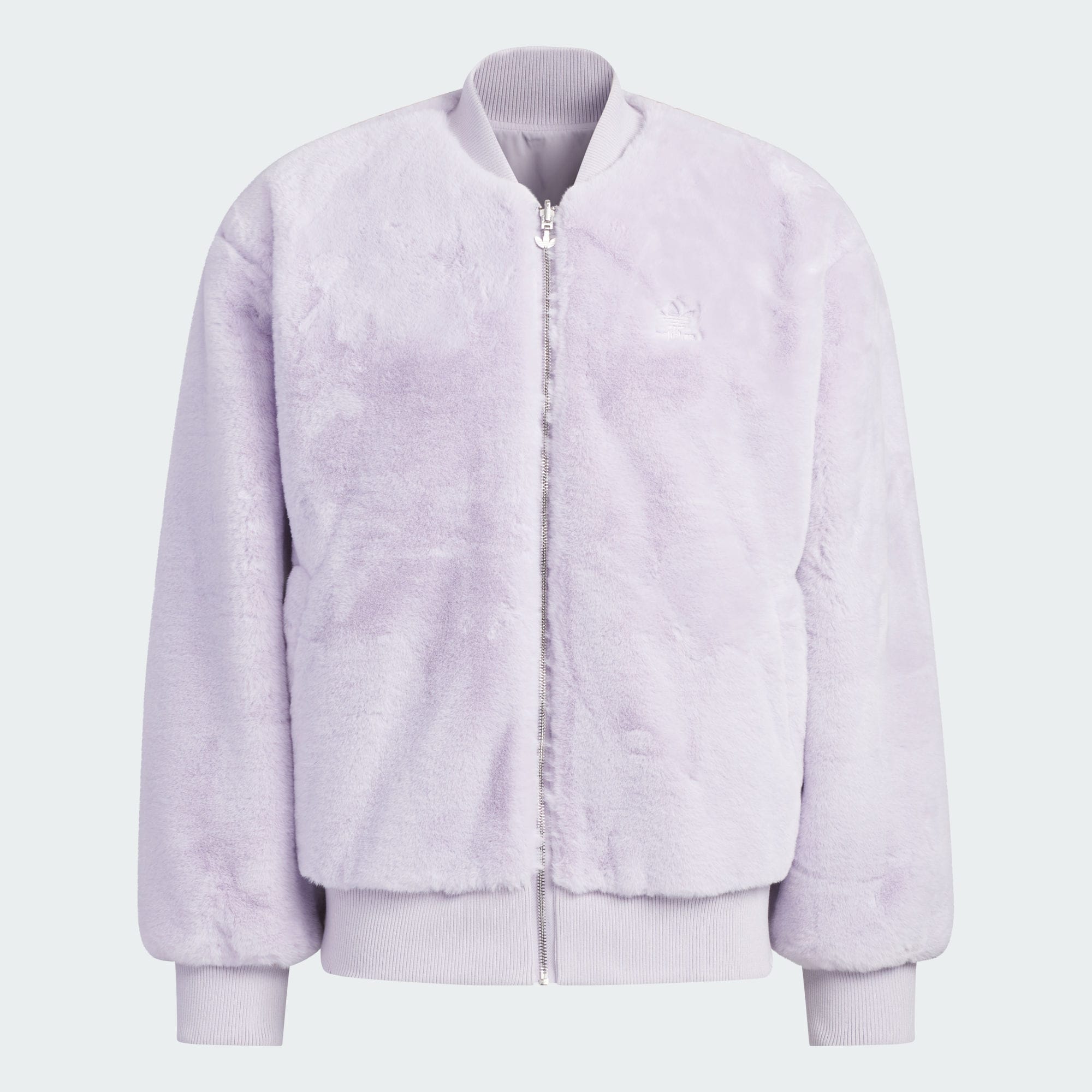 Adidas/阿迪达斯 三叶草男女双面穿仿羊羔绒运动夹克外套 IN1019