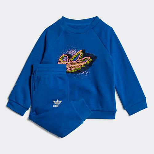 Adidas/阿迪达斯 儿童三叶草 GRAPHIC 运动长袖套装 HL2200