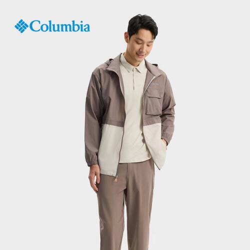 Columbia/哥伦比亚 男子户外舒适拒水防晒衣运动外套 WE0091-254
