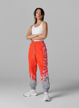 Adidas/阿迪达斯 女子PRINTED WOVEN TRACK宽松运动长裤 HD9141