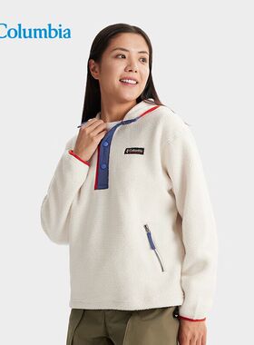 Columbia/哥伦比亚 女子户外休闲半开衫抓绒衣卫衣 AR8801-191