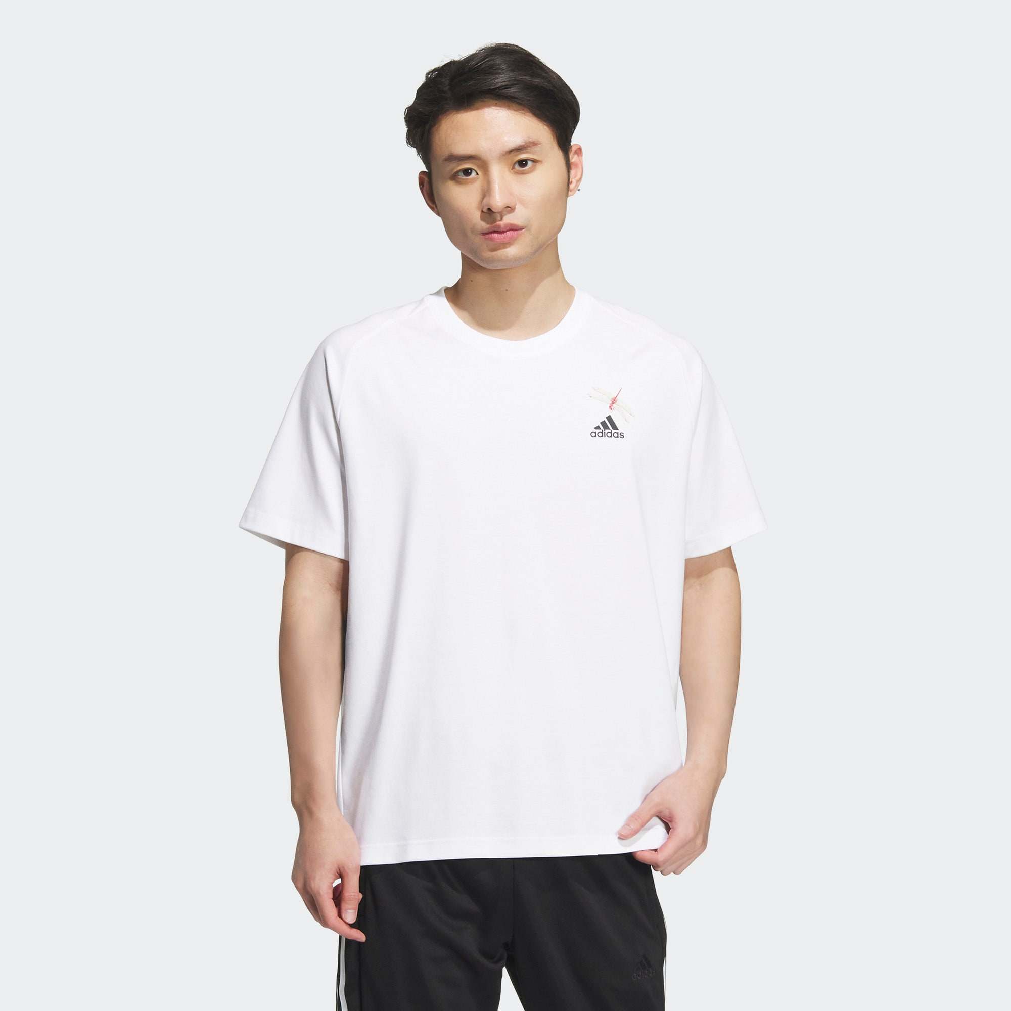 Adidas/阿迪达斯 男子艺术巨匠联名之齐白石系列短袖T恤 JF0791