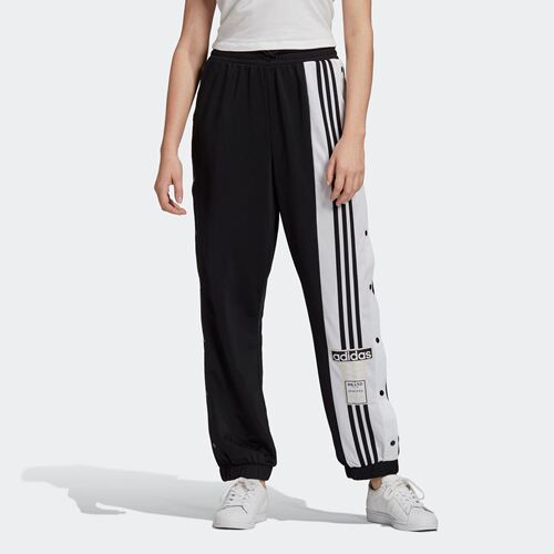 Adidas/阿迪达斯 女子三叶草 PANTS 侧开排扣束脚运动裤 GJ6580