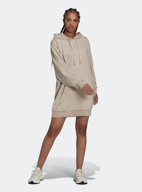 Adidas/阿迪达斯 女子2000 LUXE运动连帽连衣裙 HF9208 HF9207