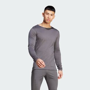 Adidas/阿迪达斯 男子户外美丽诺羊毛保暖修身打底内衣 HZ8560