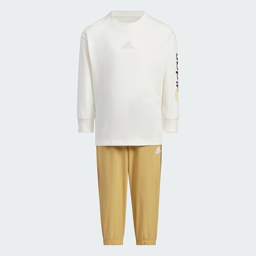 Adidas/阿迪达斯 大童奶龙联名款运动休闲长袖长裤 JF1367