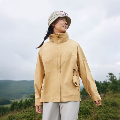 Columbia/哥伦比亚 女子轻薄透气运动户外连帽冲锋衣 WR9074-292