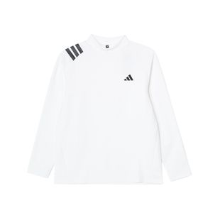 Adidas/阿迪达斯 男子半高领高尔夫运动休闲宽松长袖T恤 JL7945